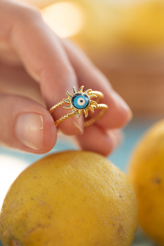 Solar Nazar Ring