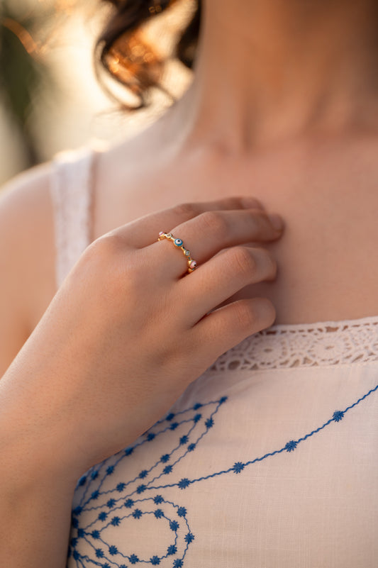 Multicolor Nazar Ring