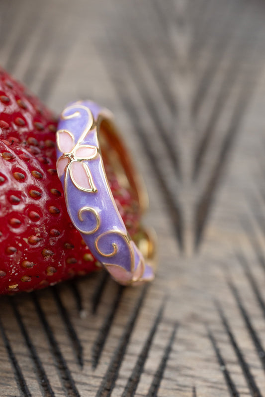 Vine Enamel Purple