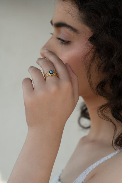 Solar Nazar Ring