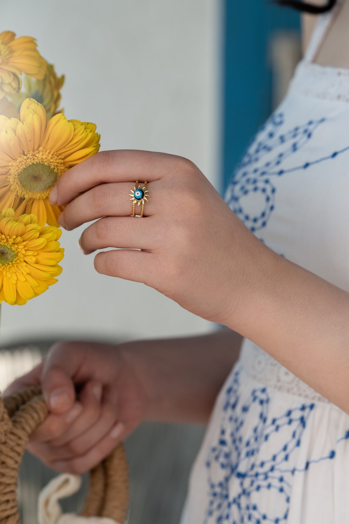 Solar Nazar Ring