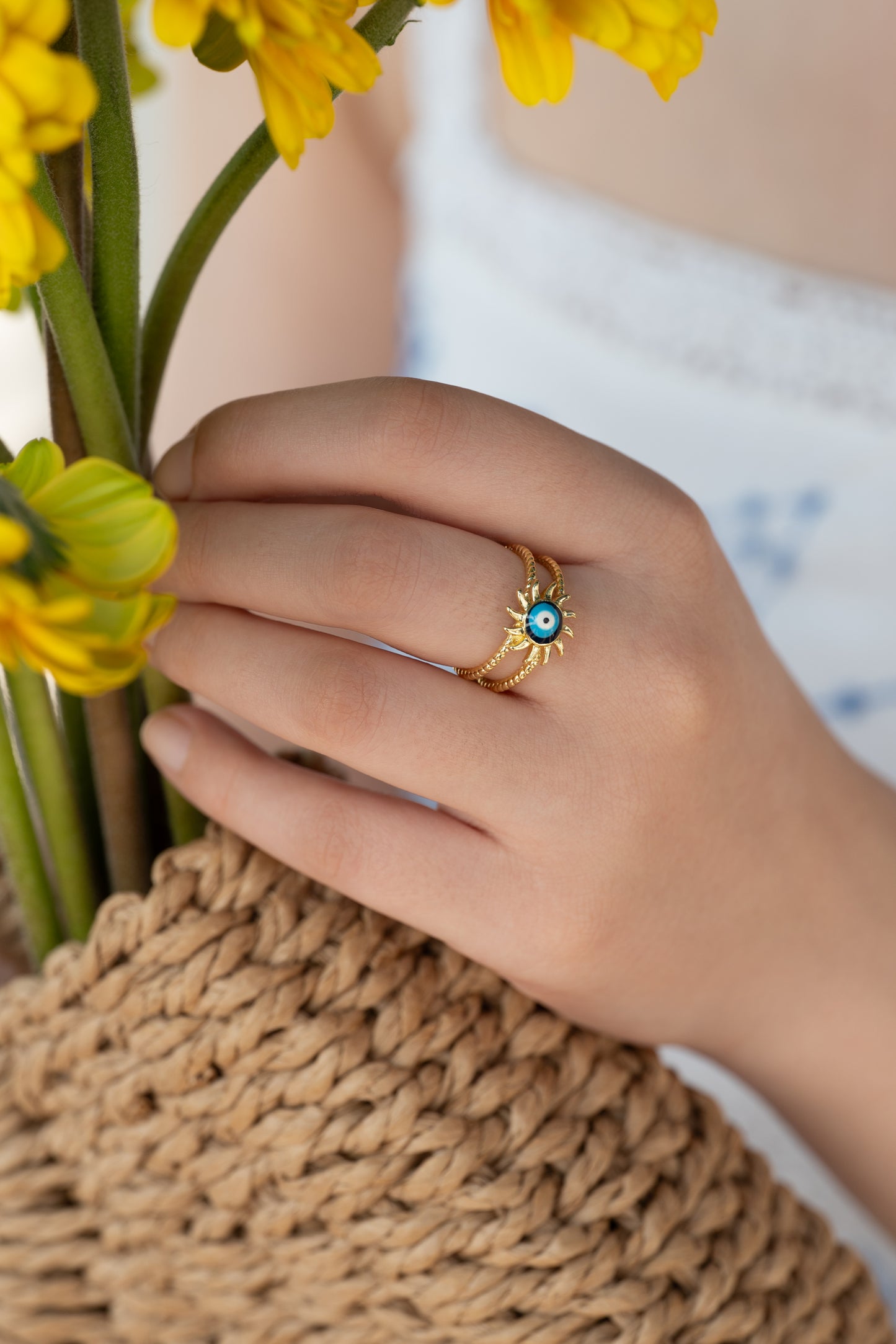 Solar Nazar Ring
