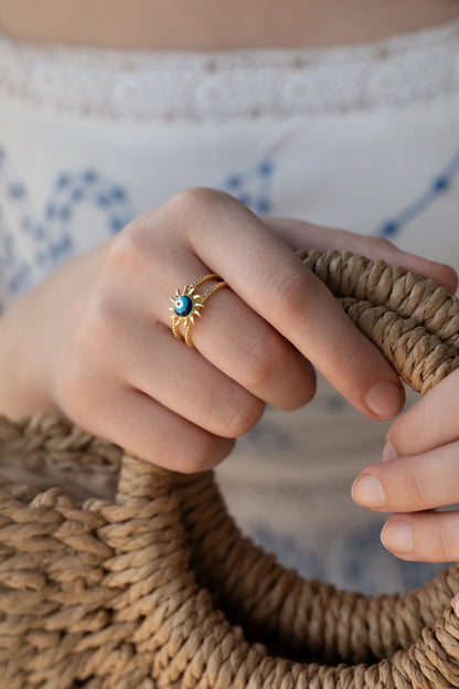 Solar Nazar Ring