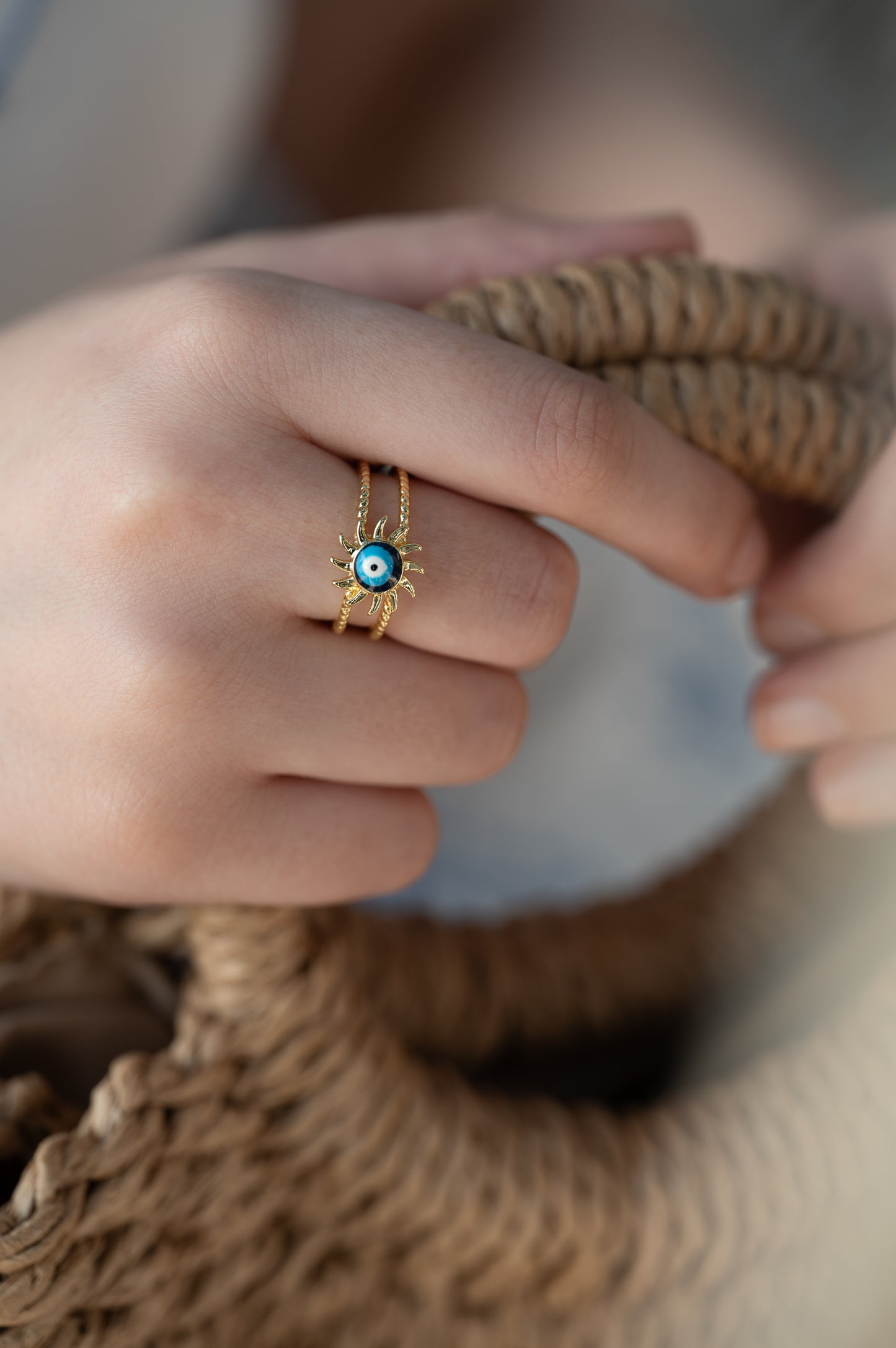 Solar Nazar Ring