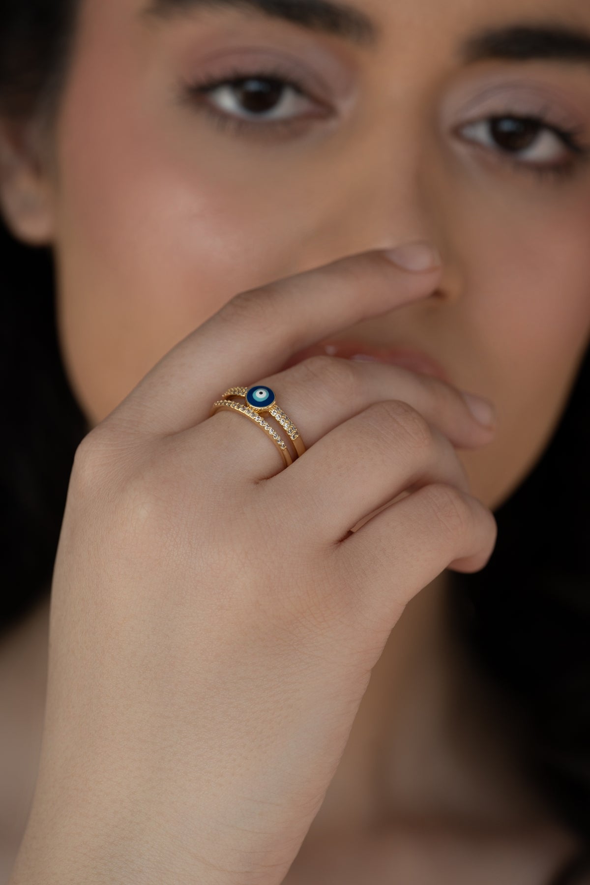 Dual Band Nazar Ring