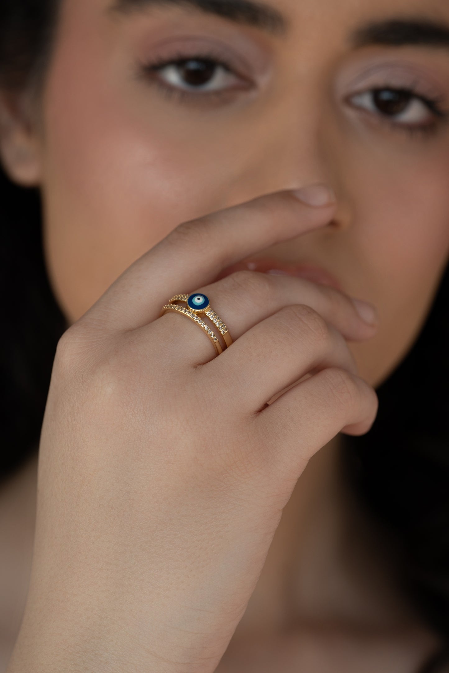 Dual Band Nazar Ring