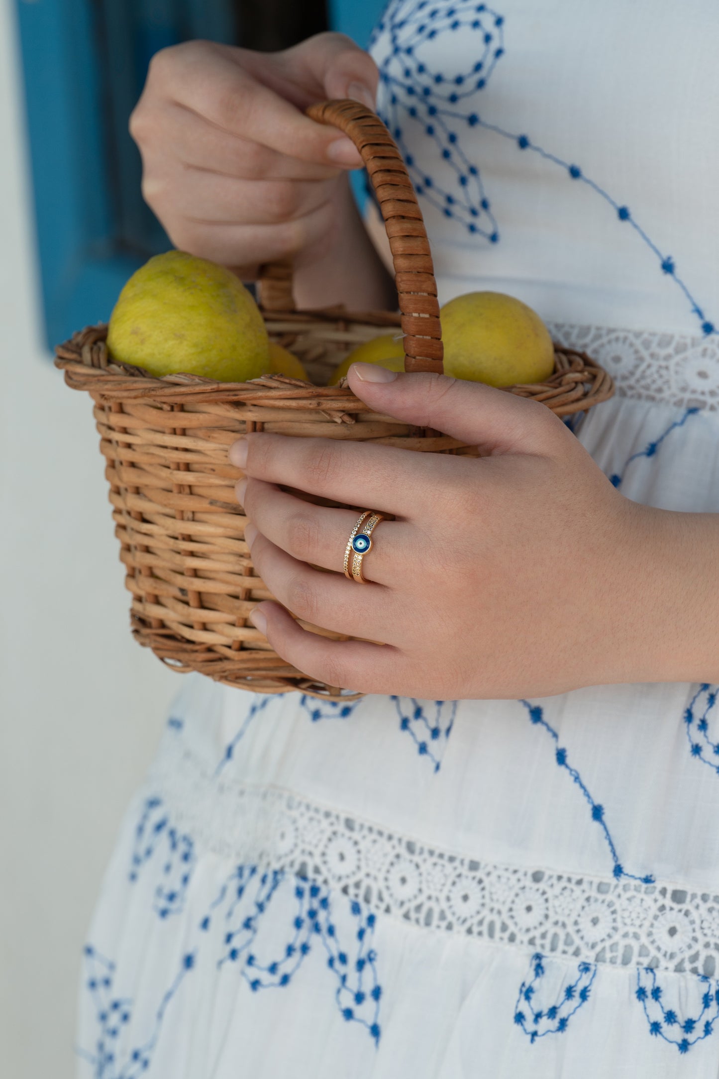 Dual Band Nazar Ring