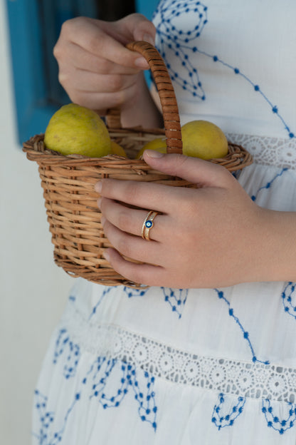 Dual Band Nazar Ring