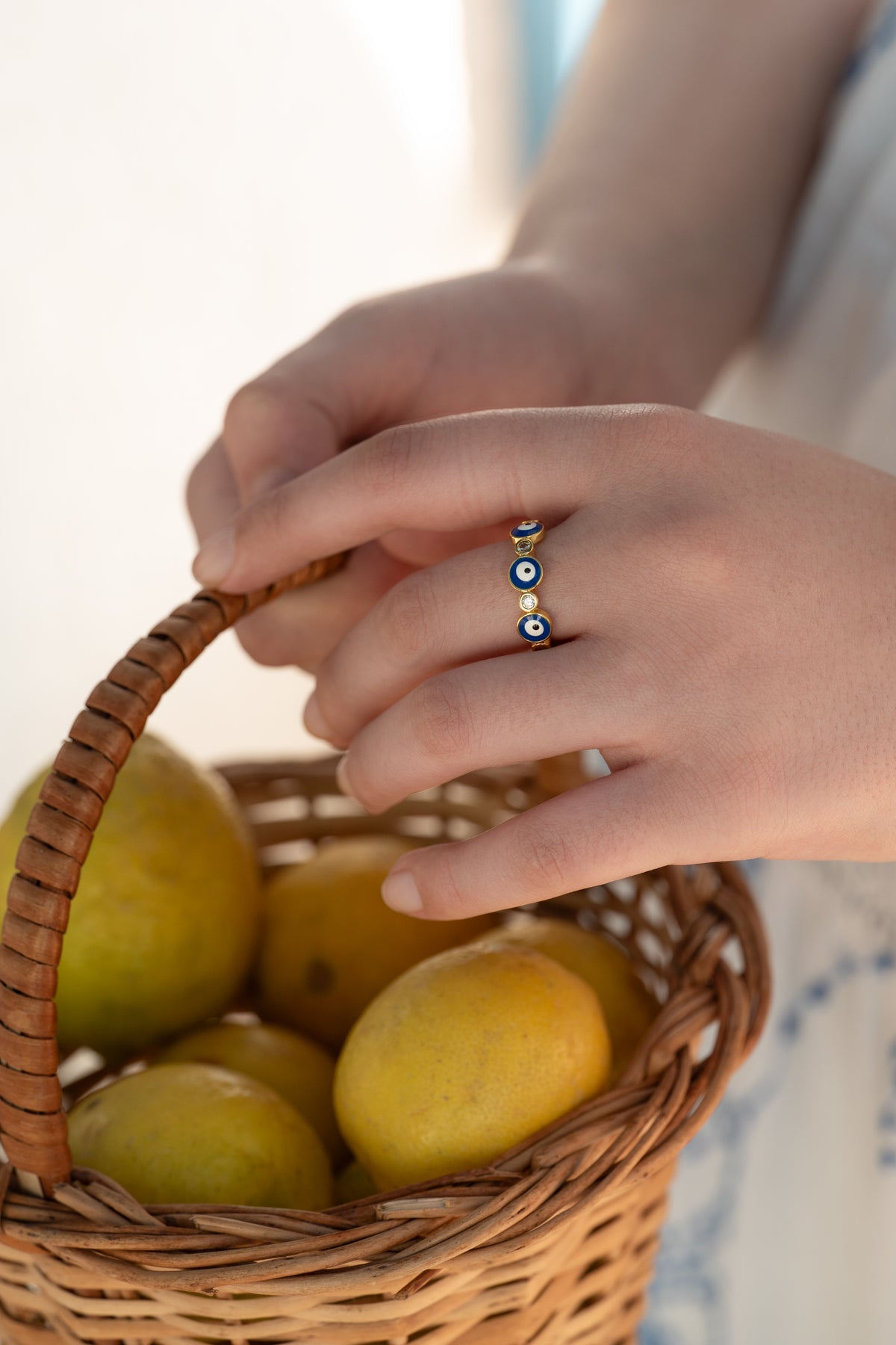 Multi Nazar Ring