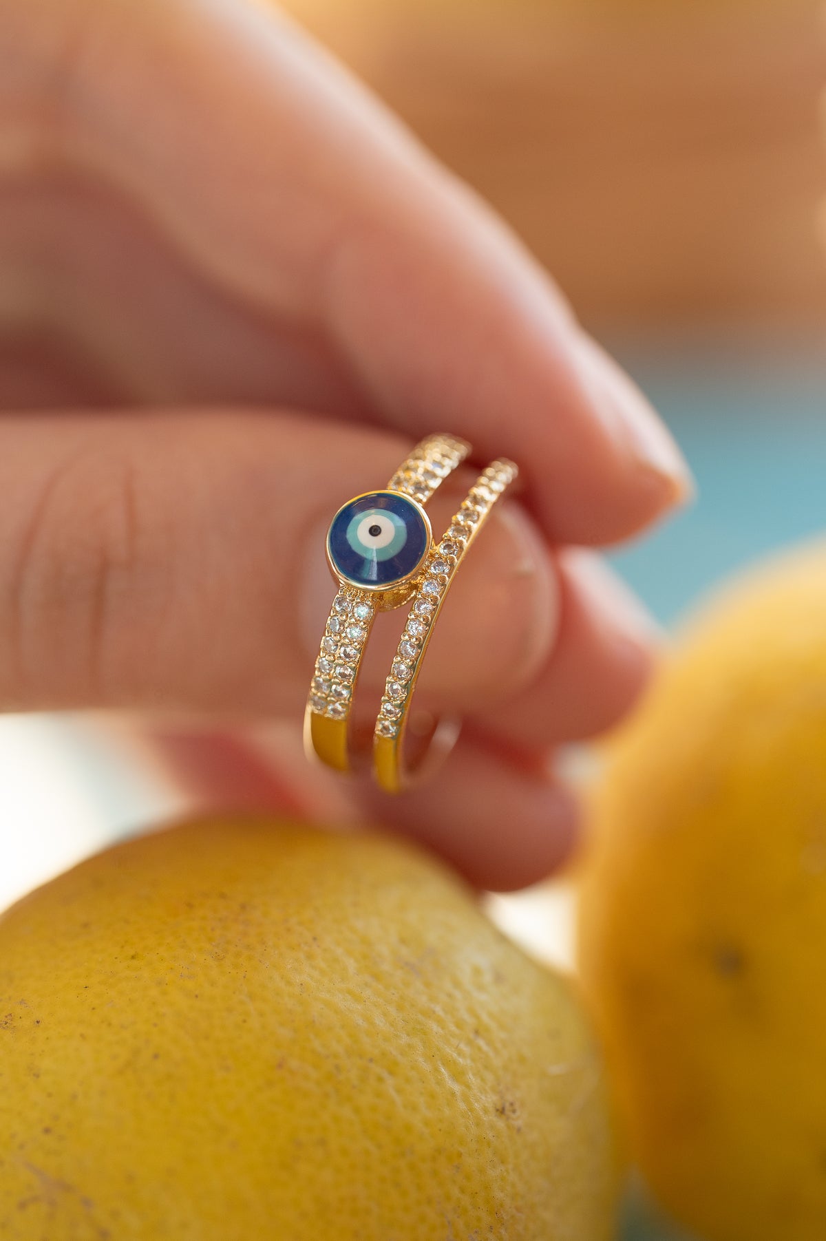 Dual Band Nazar Ring