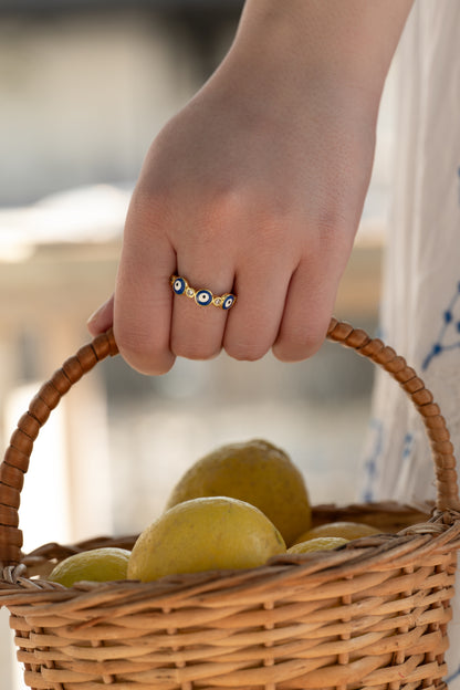 Multi Nazar Ring