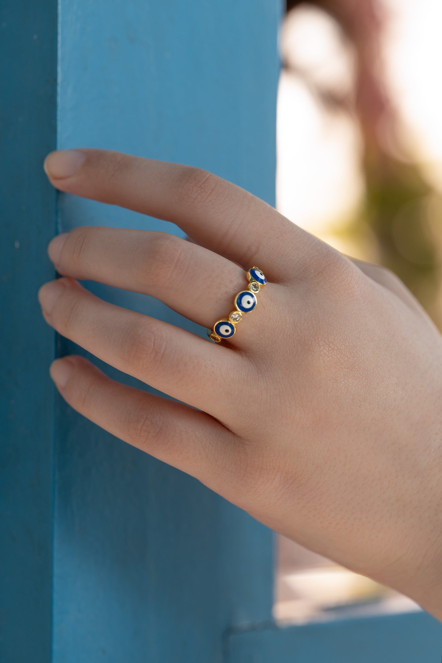 Multi Nazar Ring