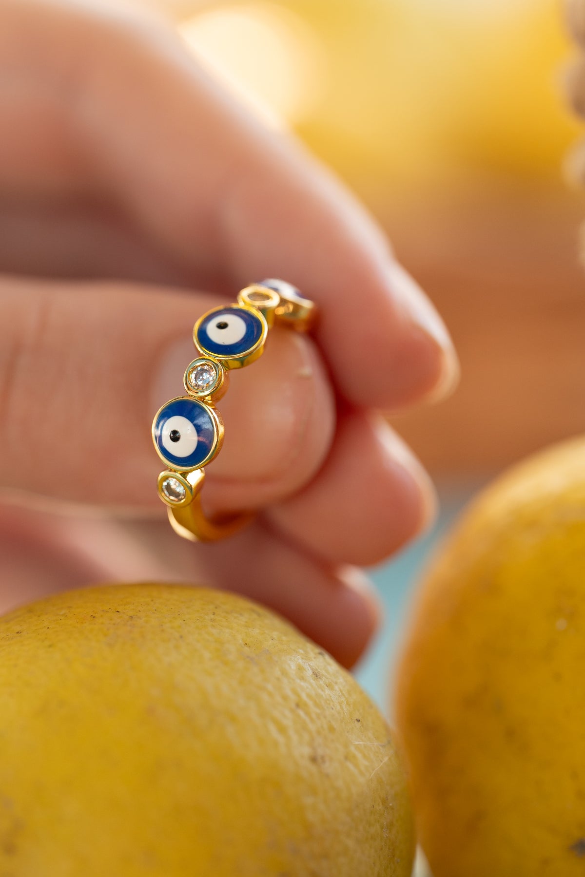 Multi Nazar Ring