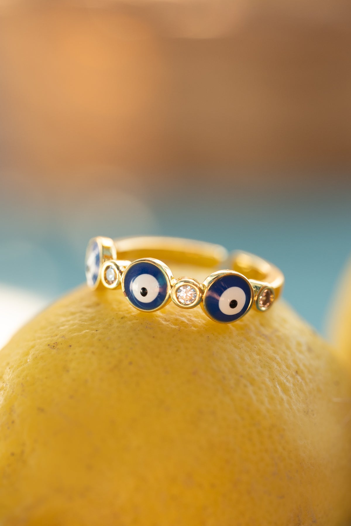 Multi Nazar Ring