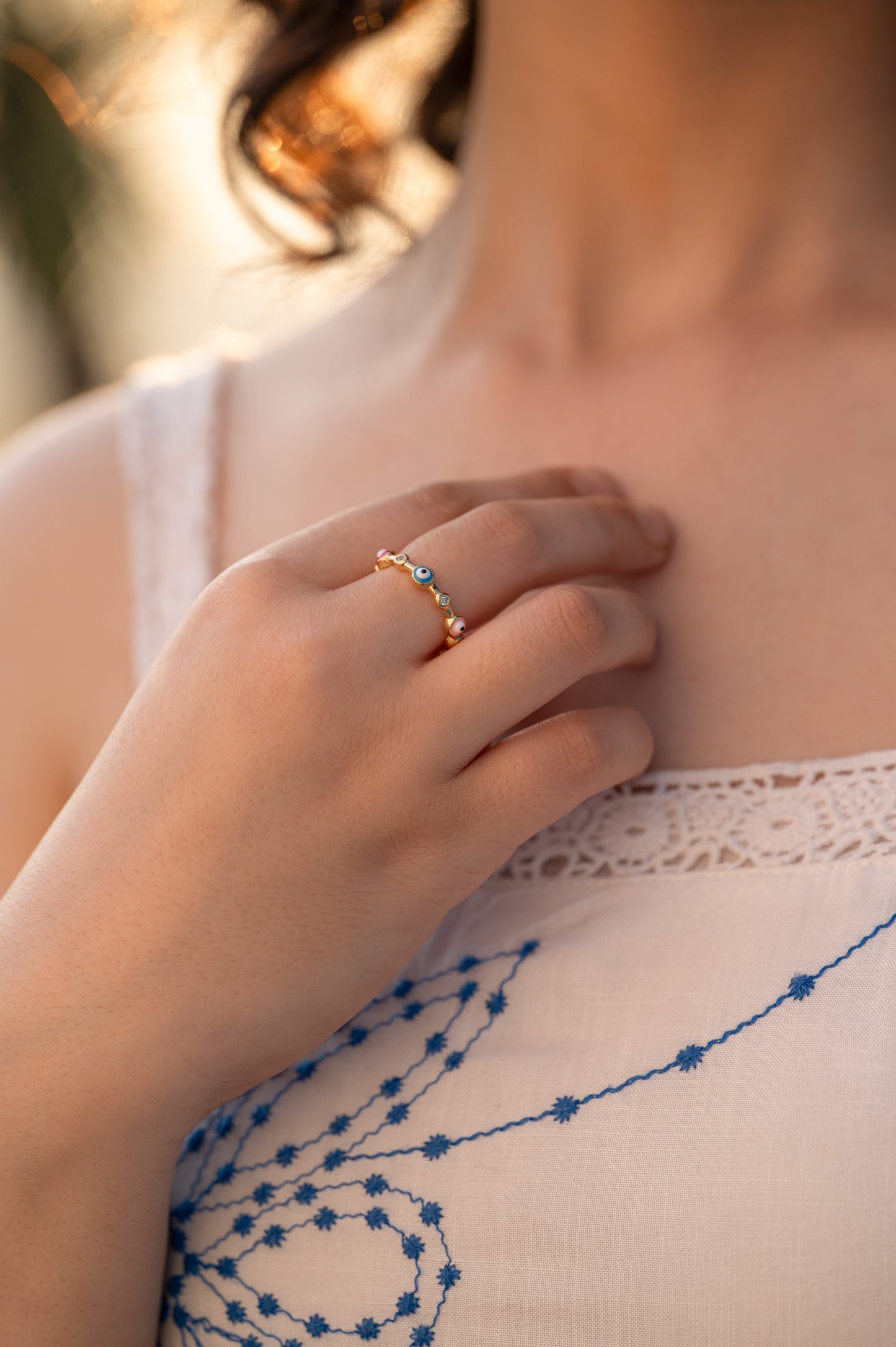 Multicolor Nazar Ring