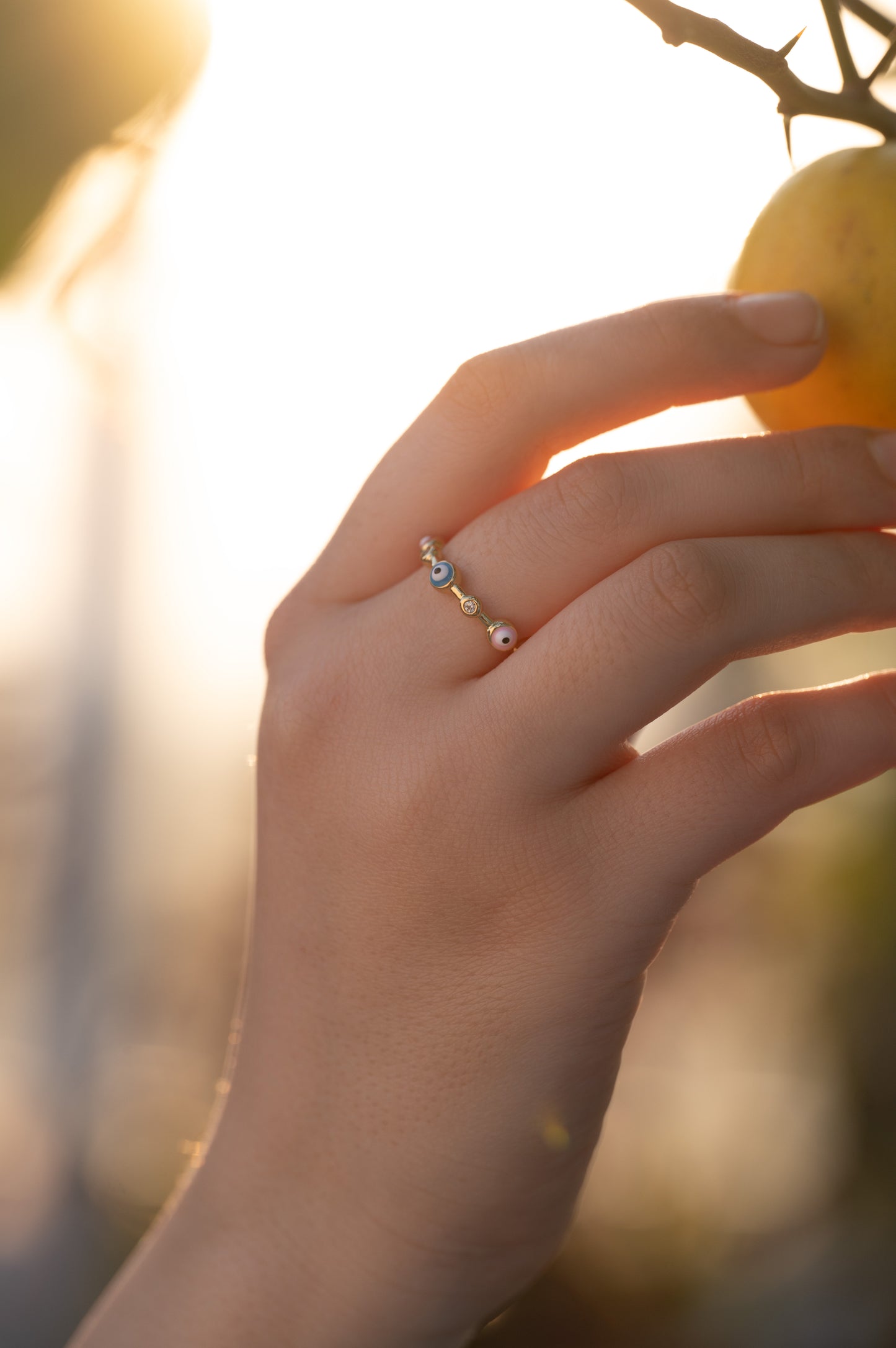 Multicolor Nazar Ring