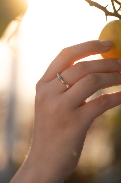 Multicolor Nazar Ring