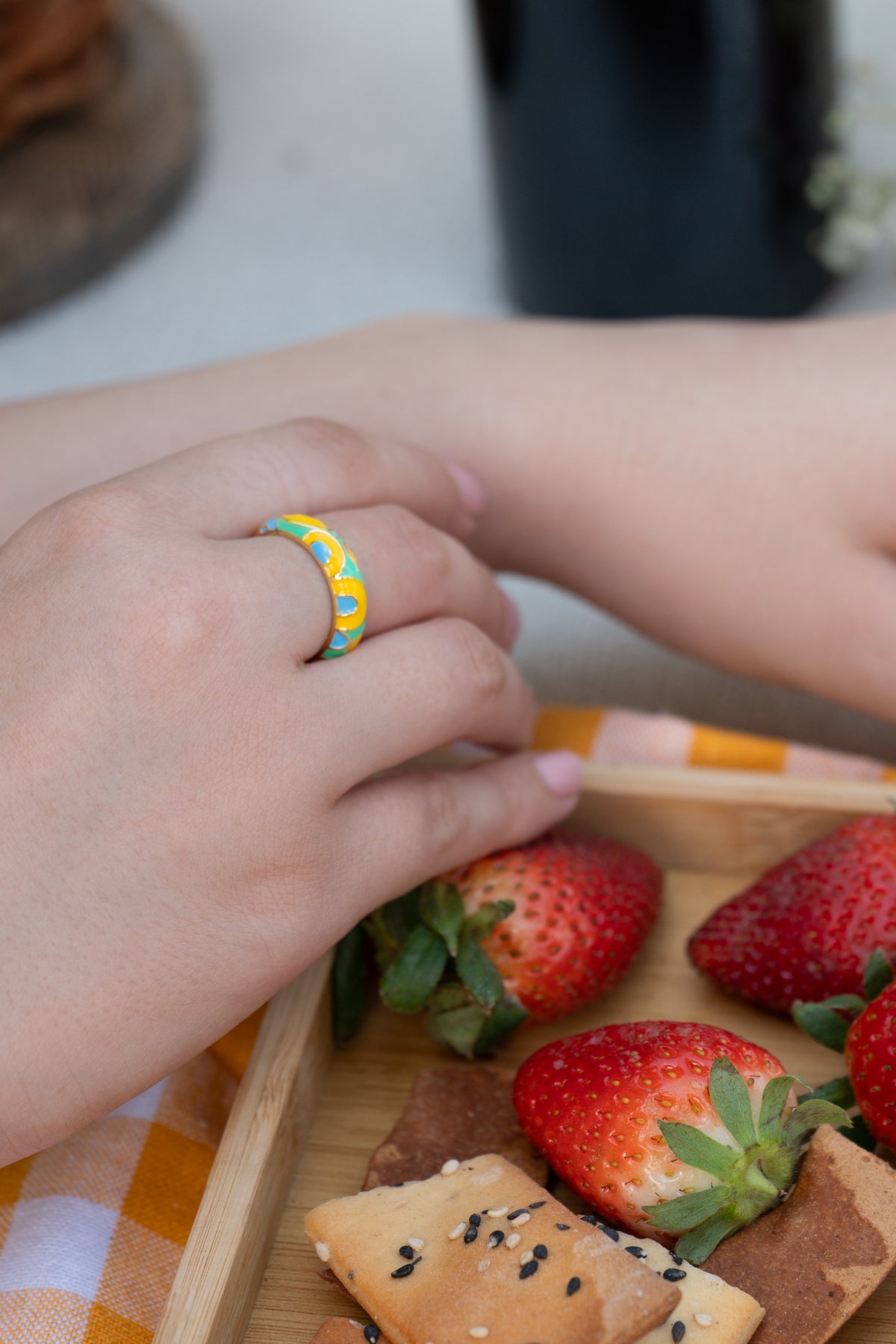 Donut Enamel Yellow