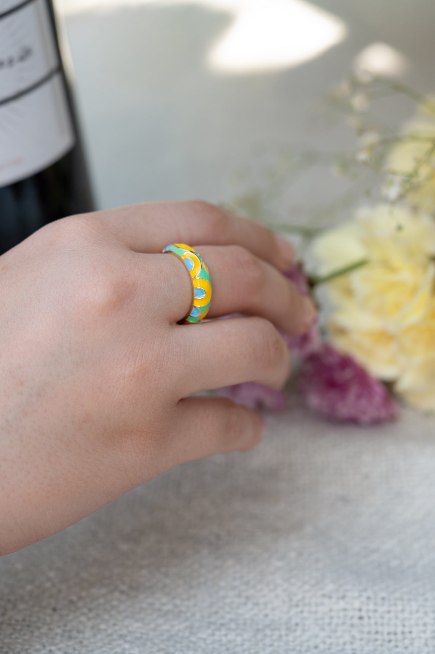 Donut Enamel Yellow