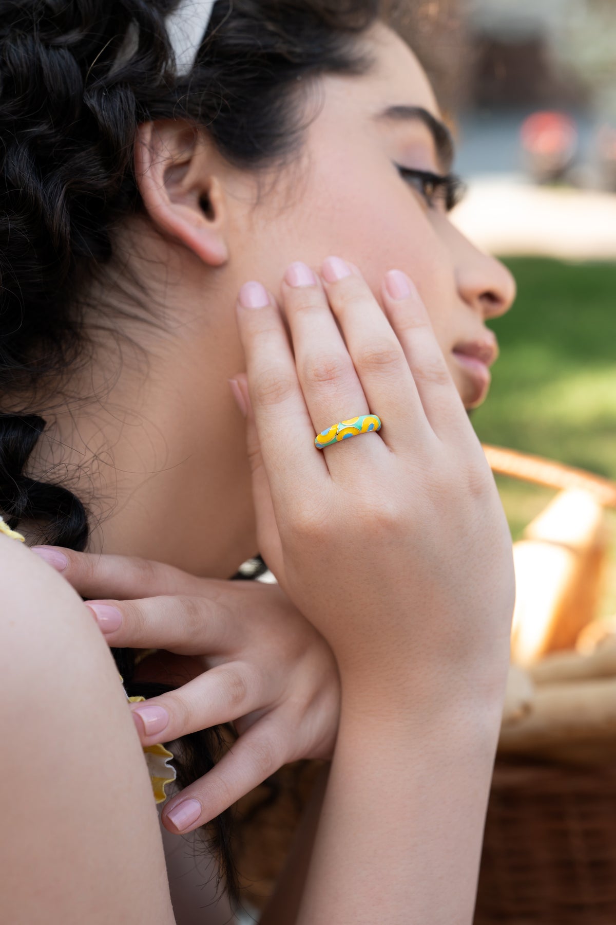 Donut Enamel Yellow