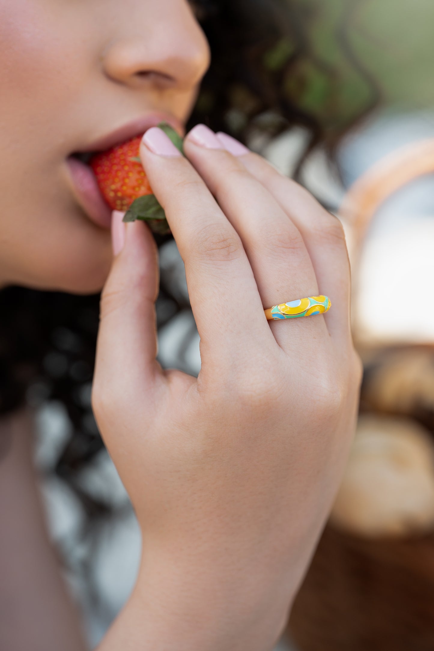 Donut Enamel Yellow
