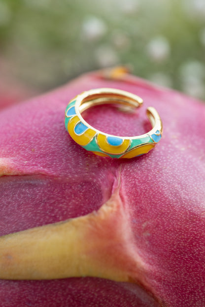Donut Enamel Yellow