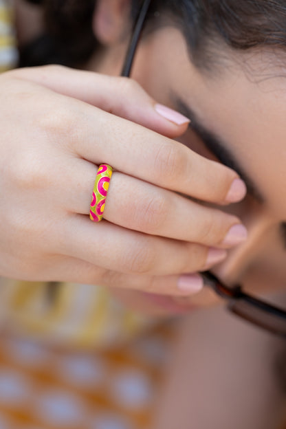Donut Enamel Green