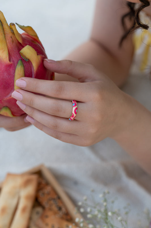 Donut Enamel Pink
