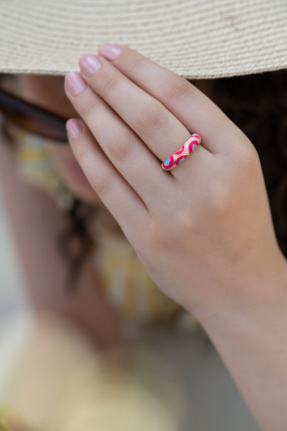 Donut Enamel Pink