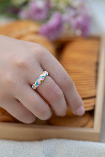 Donut Enamel Baby Pink