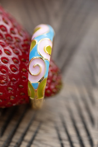 Donut Enamel Baby Pink