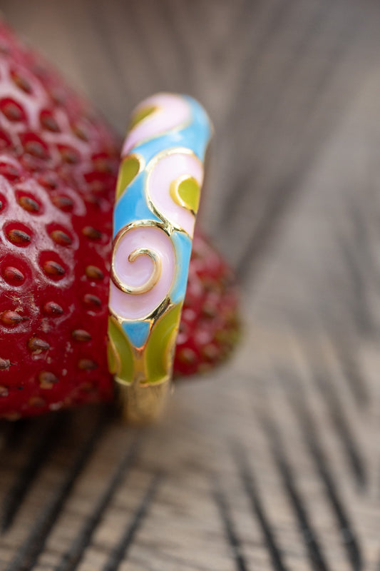 Donut Enamel Baby Pink