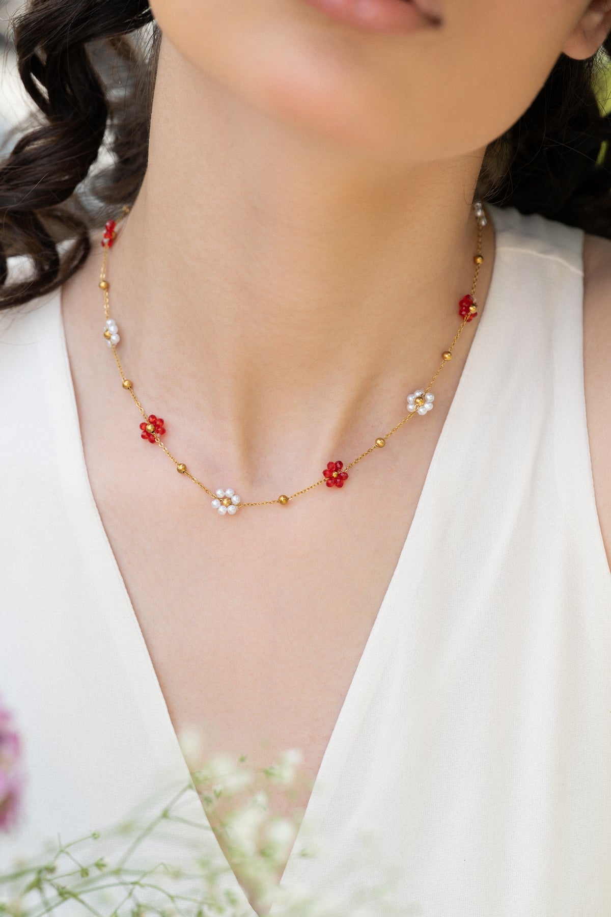 Red Floral Tales